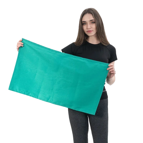 What is a medical surgical green towel and what are its uses?