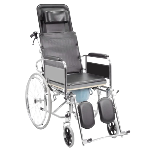 Reclining wheelchair with commode in kenya