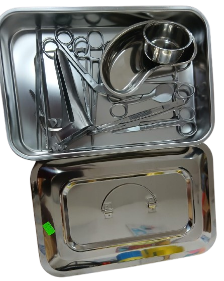 Basic maternity delivery set instruments Kenya.
