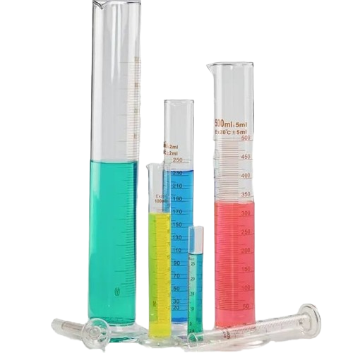 Glass lab measuring cylinder in Kenya.