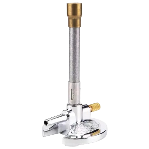 Lab bunsen burner in Kenya.